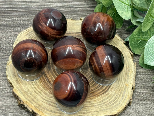 Red Tigers Eye Sphere