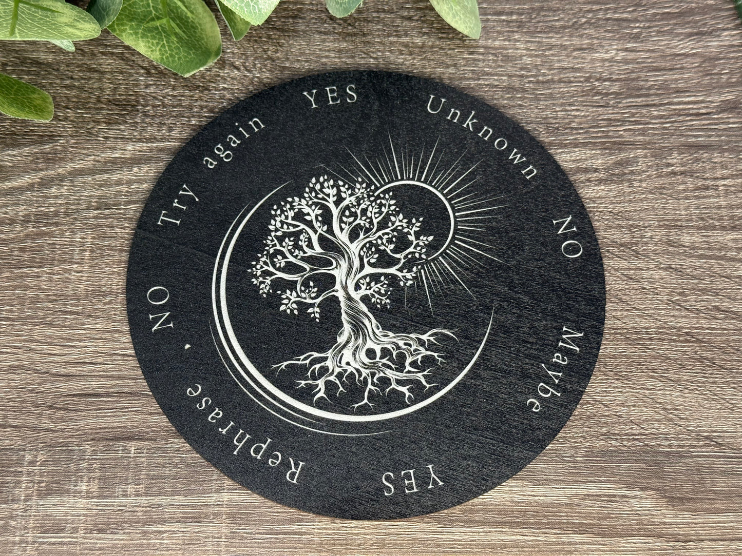 Pendulum Board - Tree and Sun - double sided