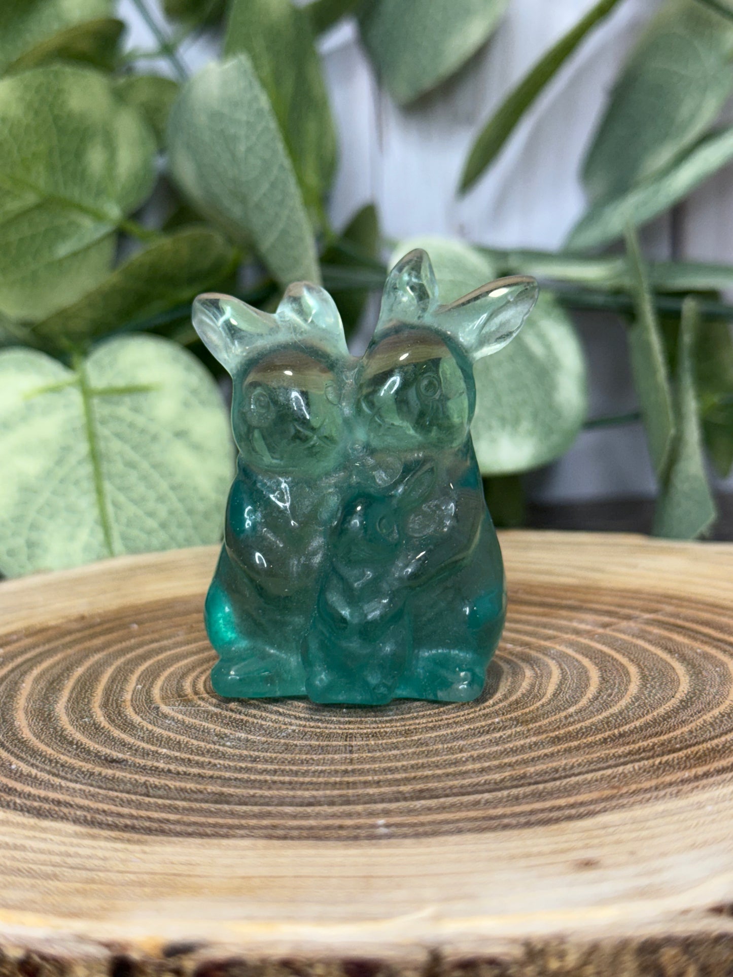 Rabbit Family Carvings