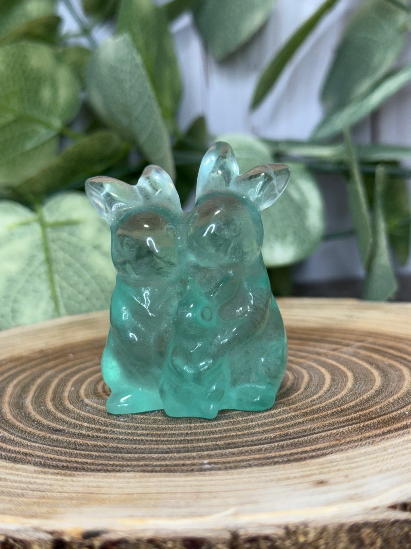 Rabbit Family Carvings