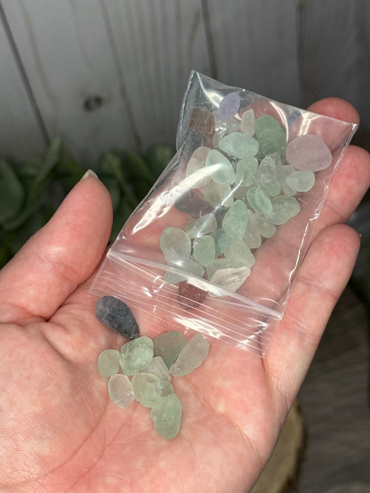 Fluorite Crystal Chip Bag (large chips)