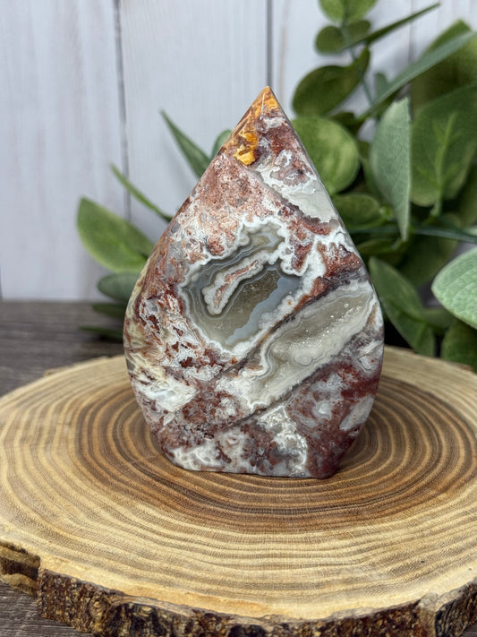 Lace Agate Freeforms