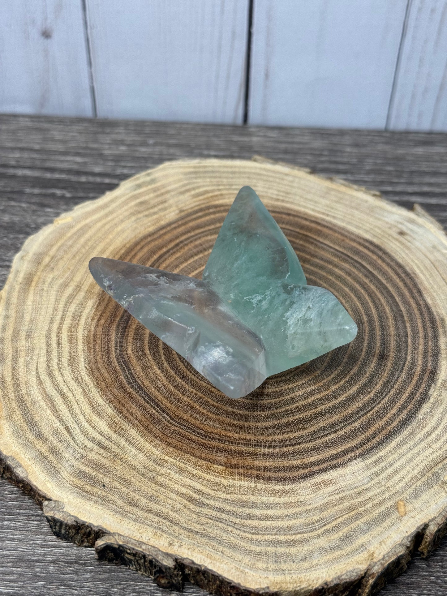Fluorite Butterfly Carvings