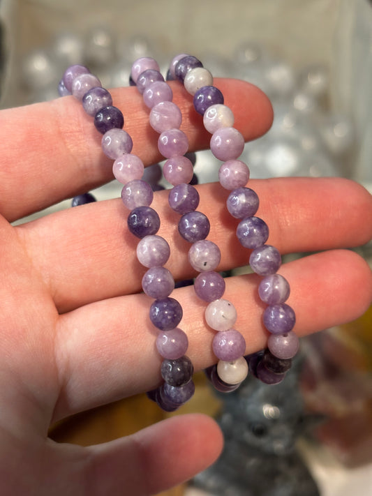Lepidolite - Bracelet 6 mm