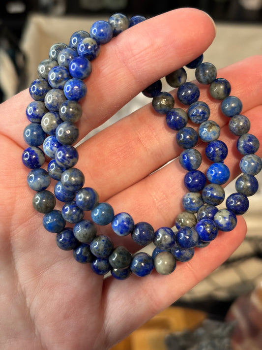 Lapis Lazuli - Bracelet 6 mm