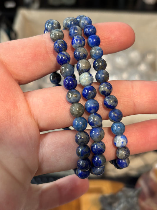 Lapis Lazuli - Bracelet 6 mm