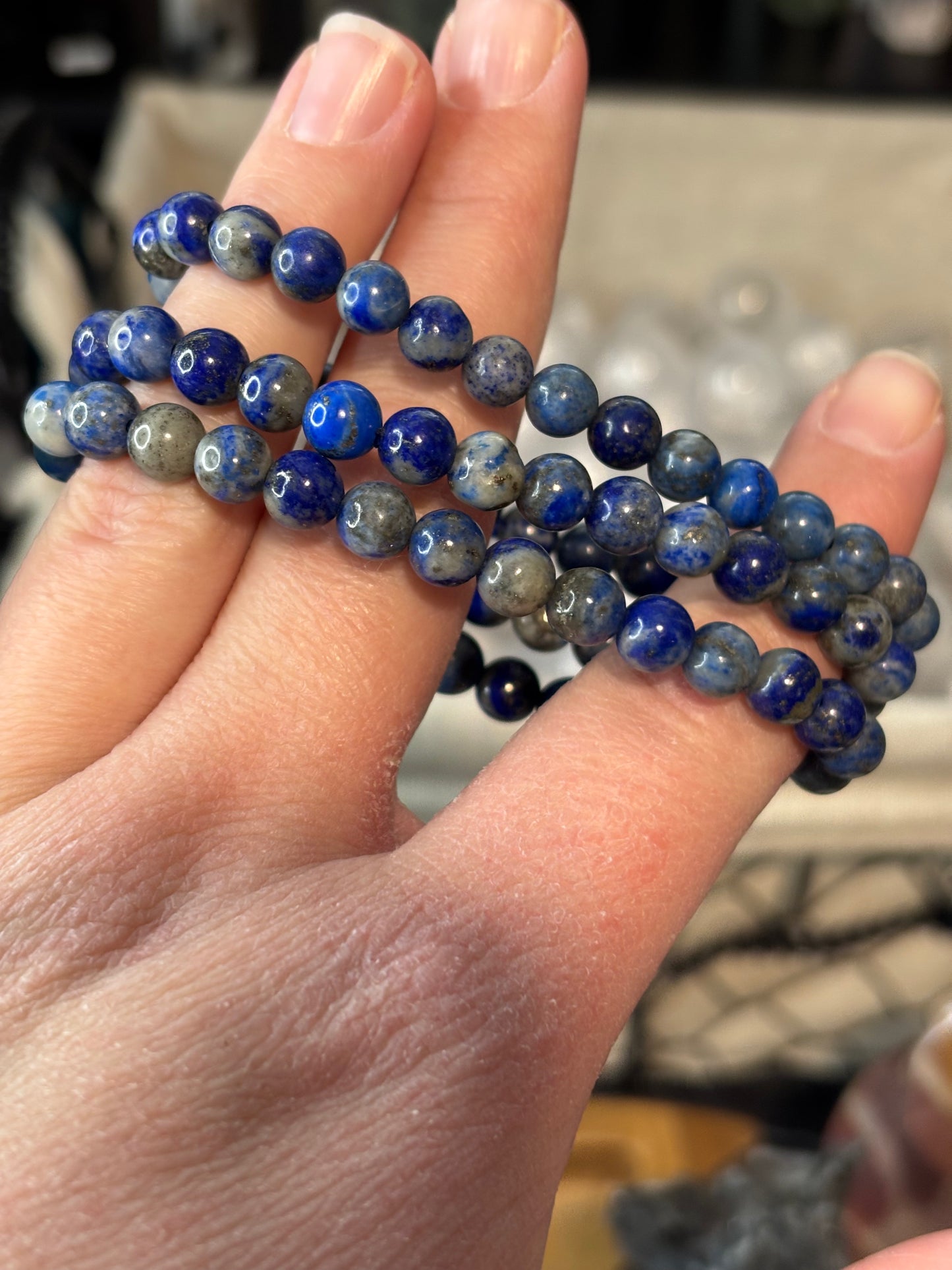 Lapis Lazuli - Bracelet 6 mm
