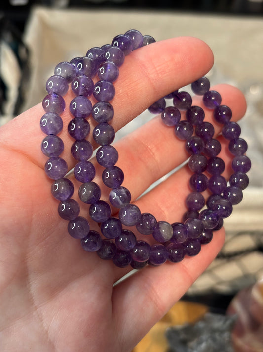 Amethyst - Bracelet 6 mm