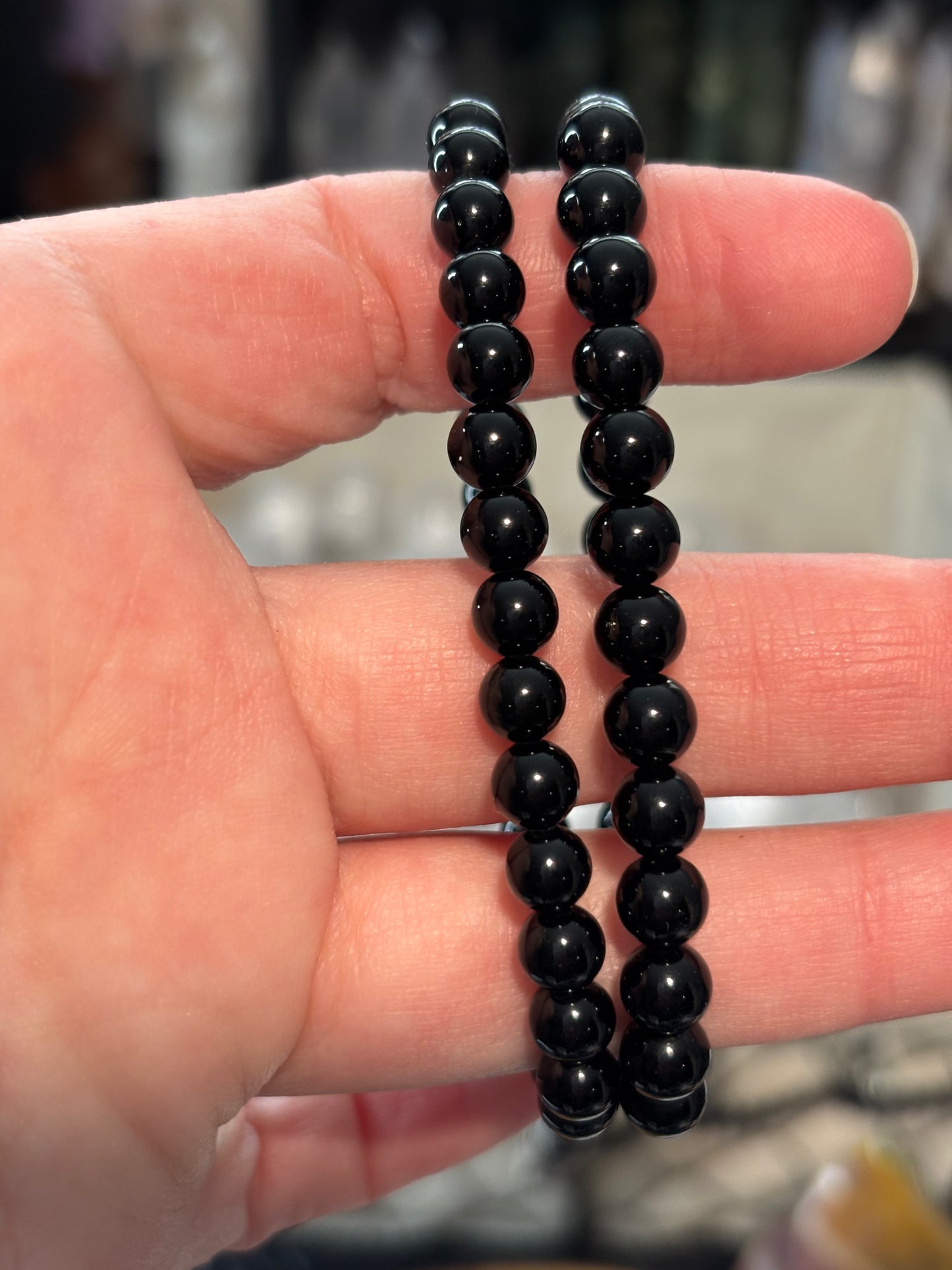 Black Obsidian - Bracelet 6 mm