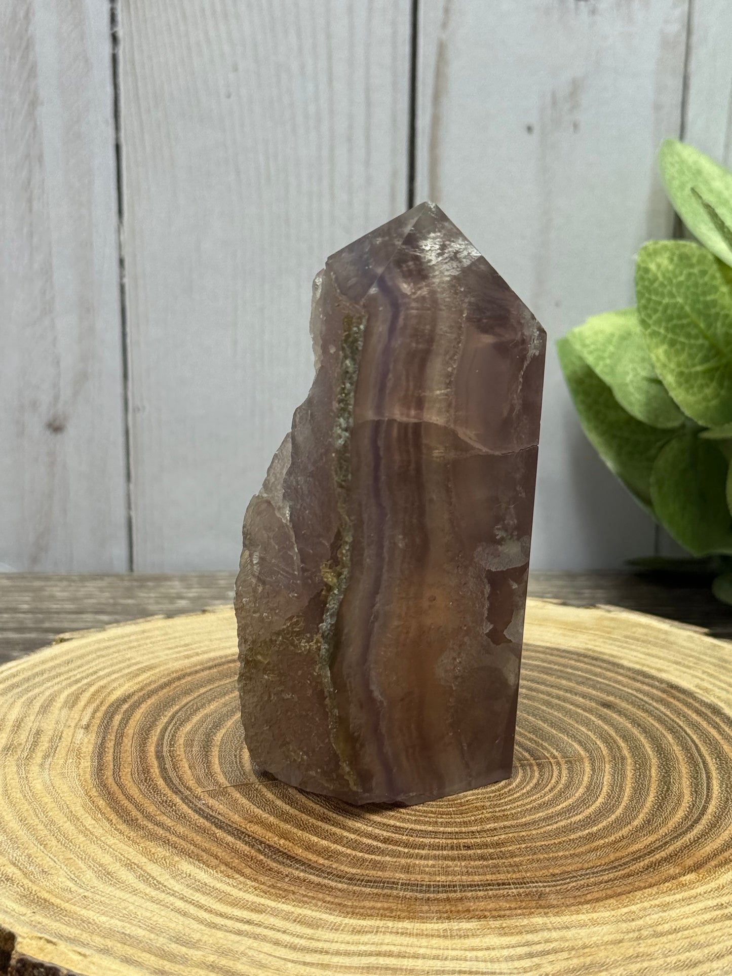 Fluorite Towers with Raw Edge
