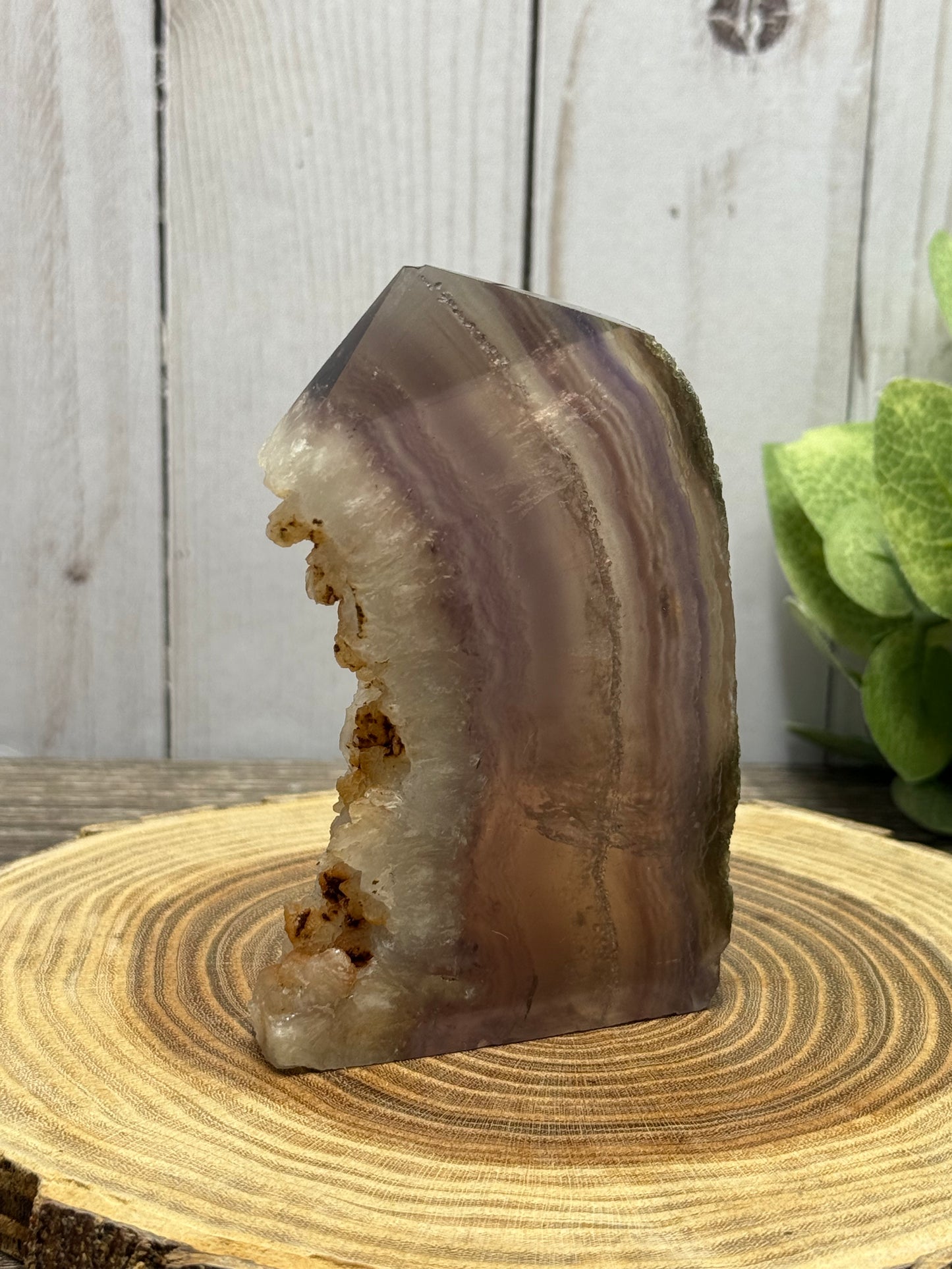 Fluorite Towers with Raw Edge