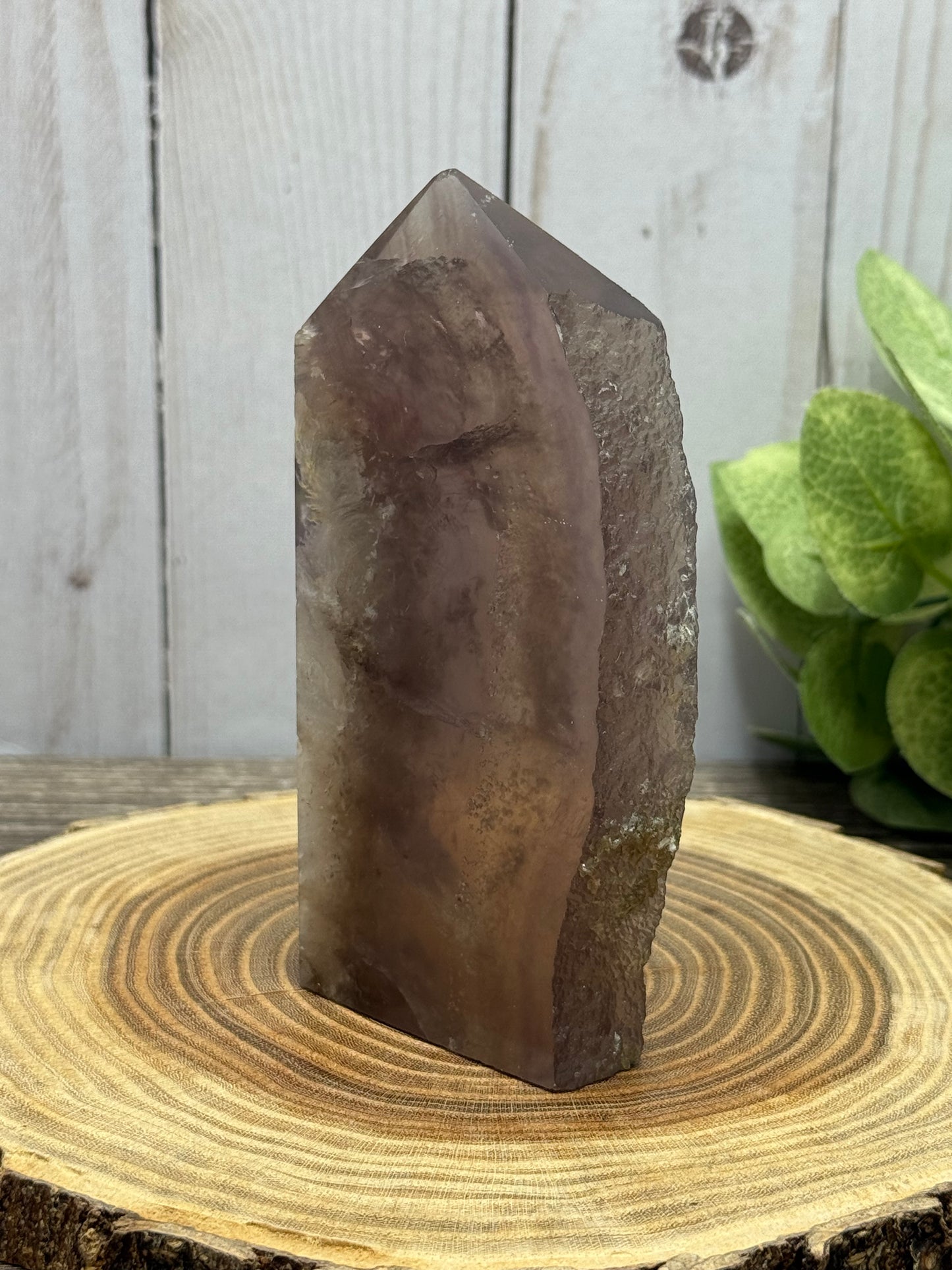 Fluorite Towers with Raw Edge