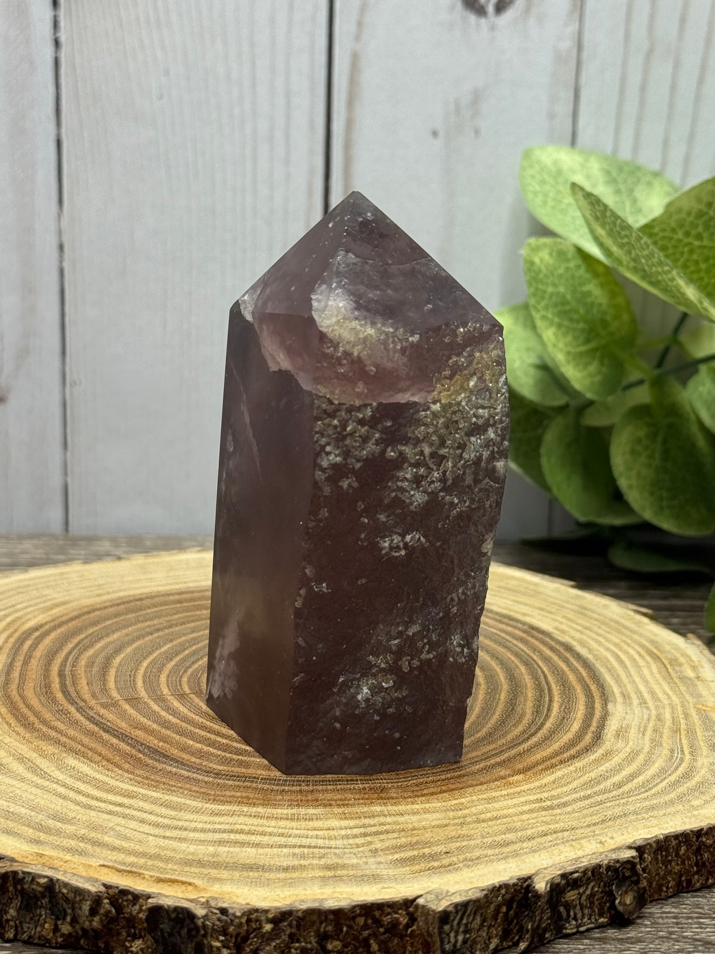 Fluorite Towers with Raw Edge