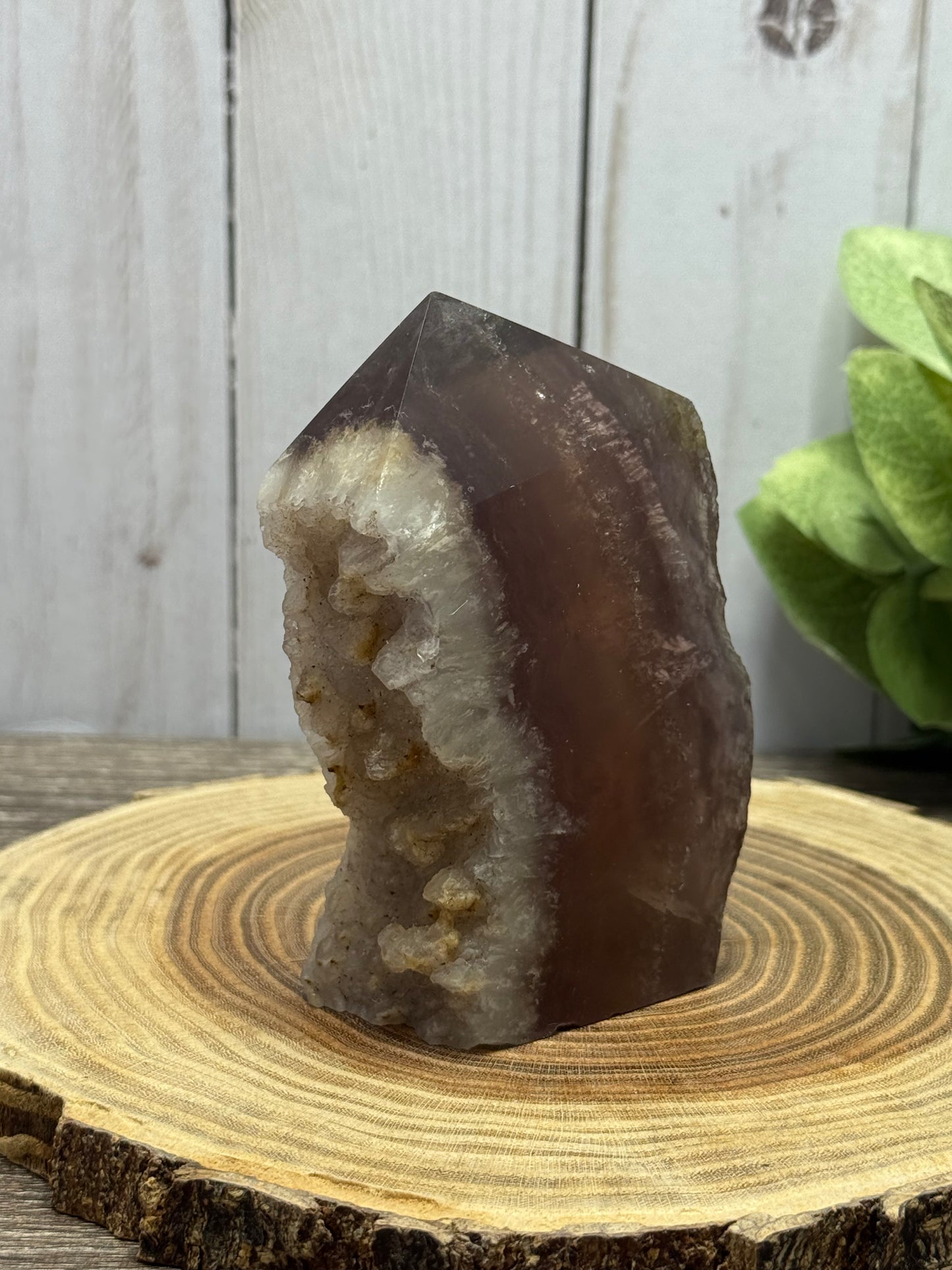 Fluorite Towers with Raw Edge