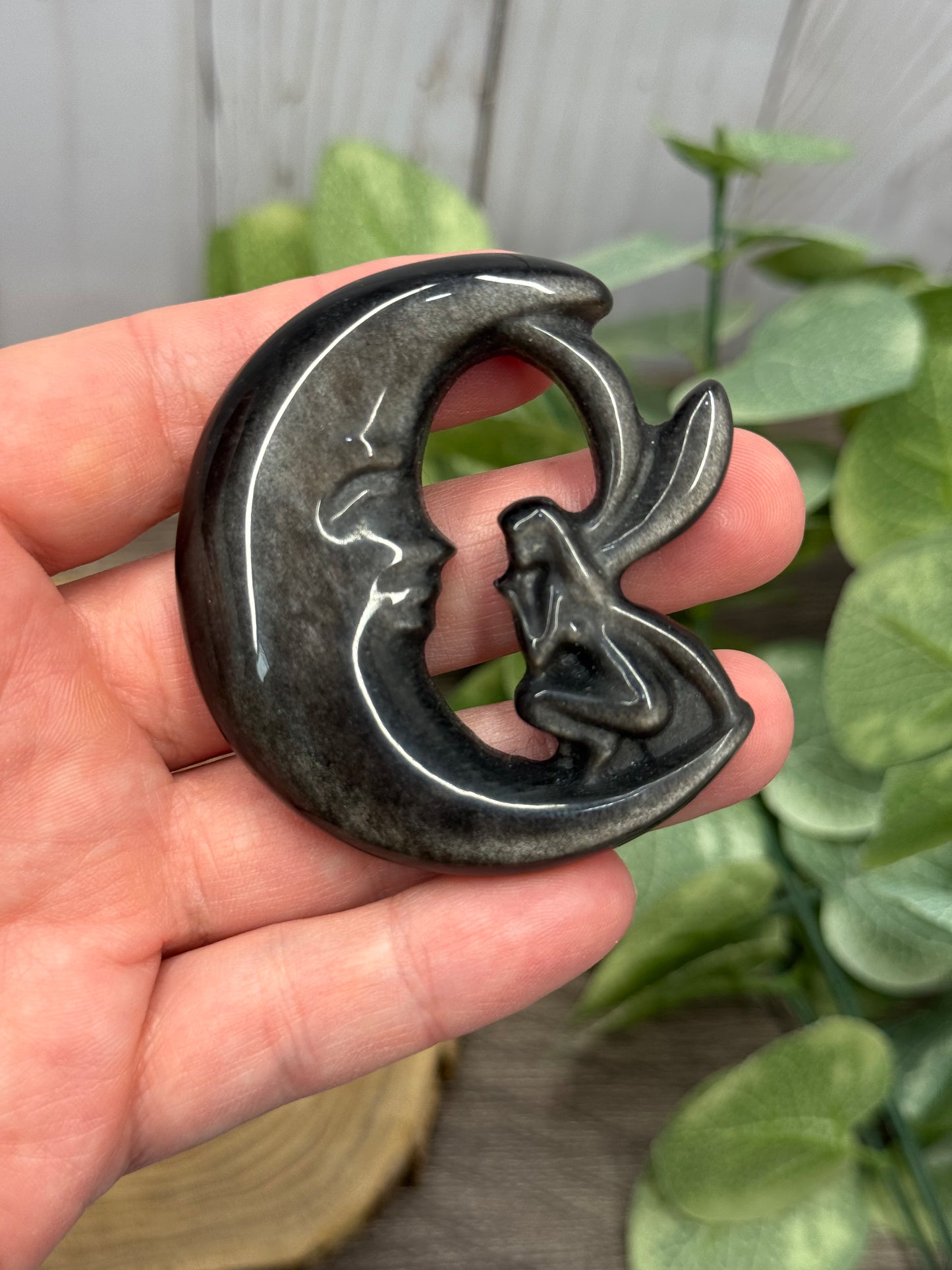 Fairy and Moon Carvings