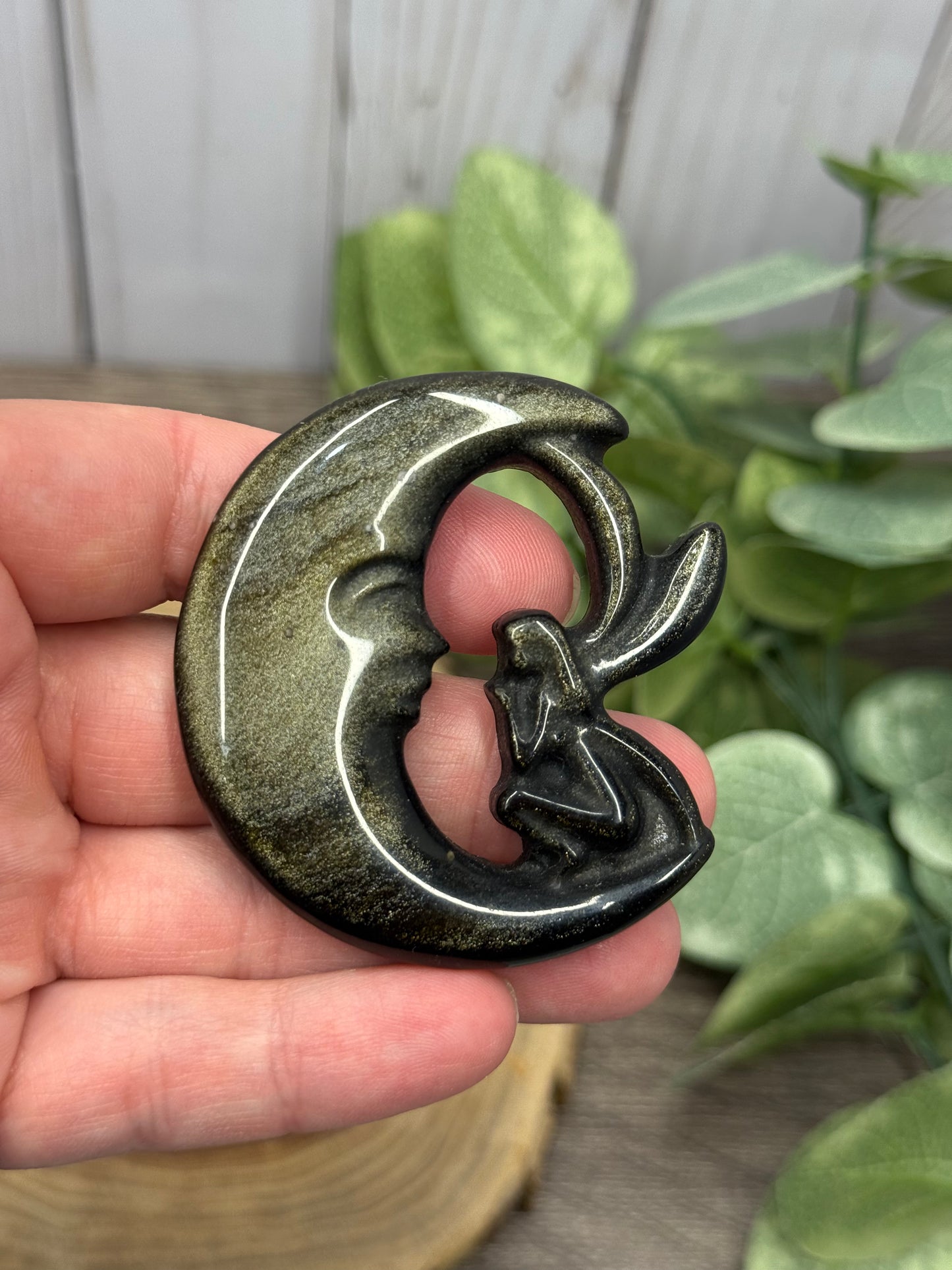 Fairy and Moon Carvings