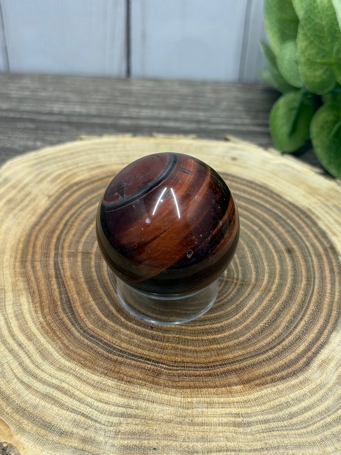 Red Tigers Eye Sphere
