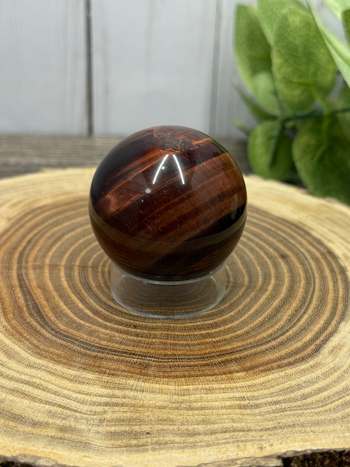 Red Tigers Eye Sphere