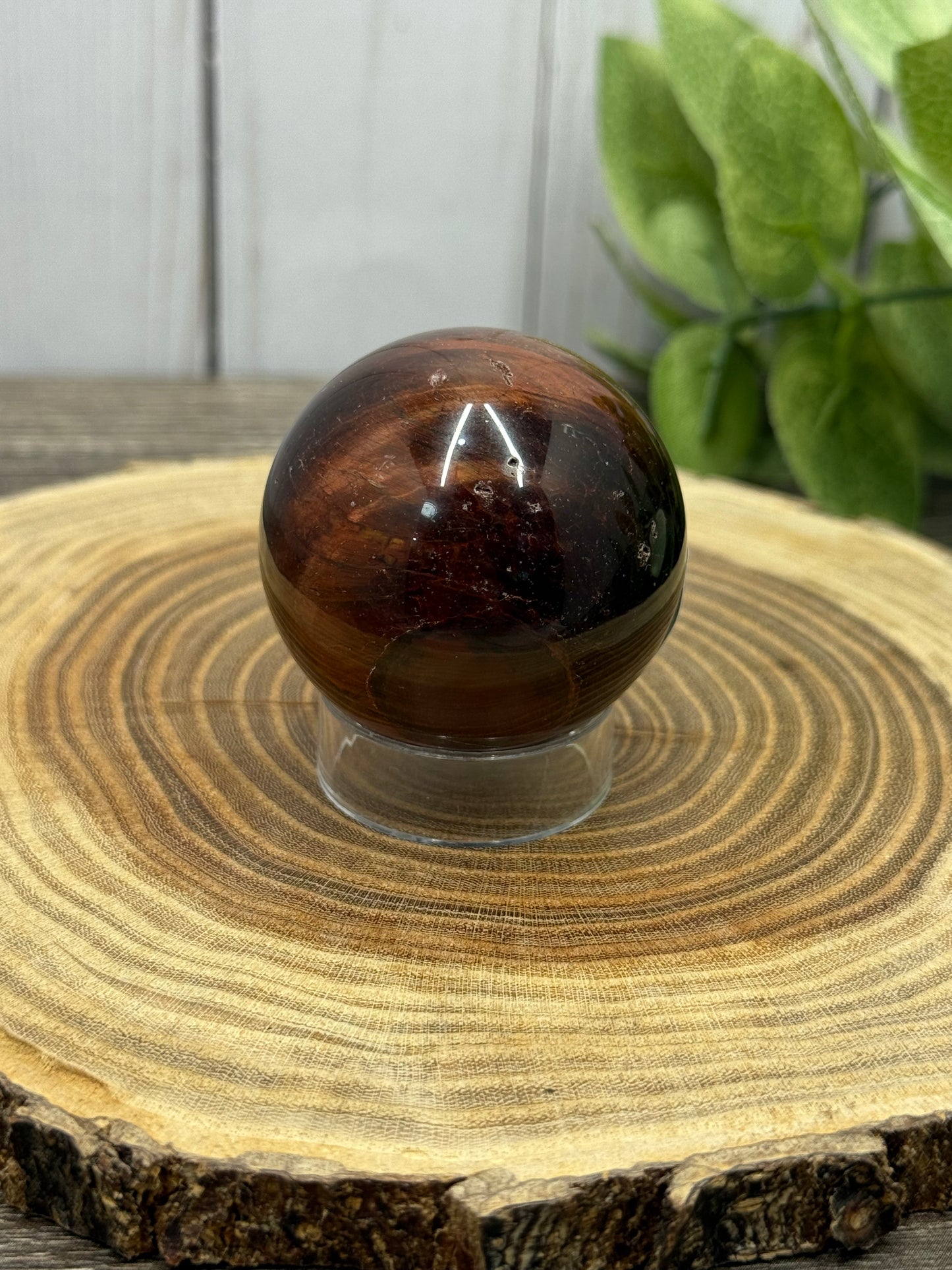 Red Tigers Eye Sphere