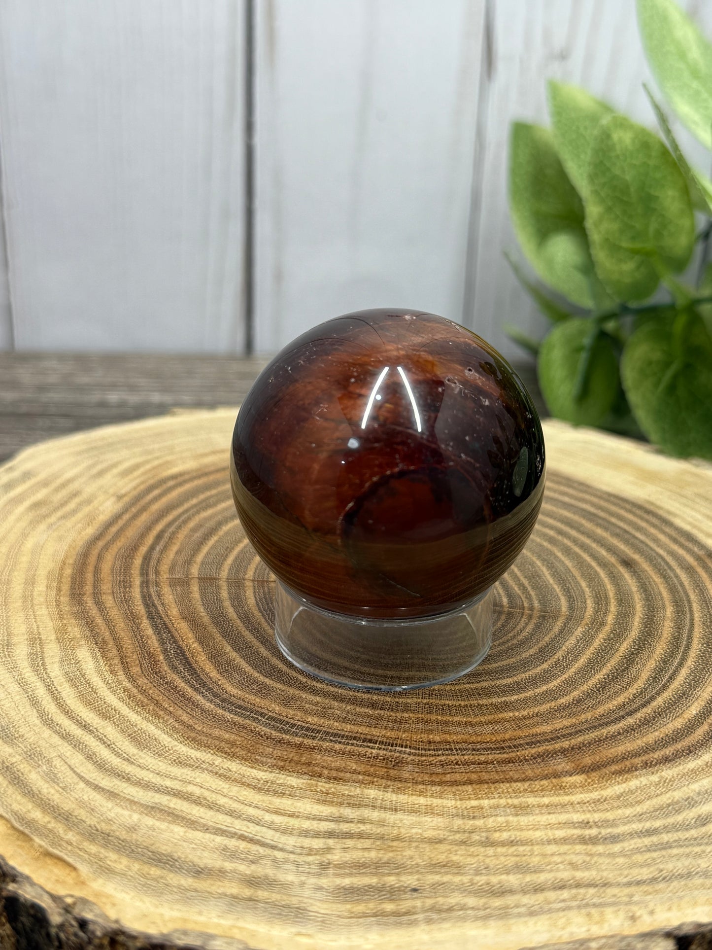Red Tigers Eye Sphere