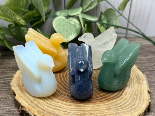 Swan Bird Carvings