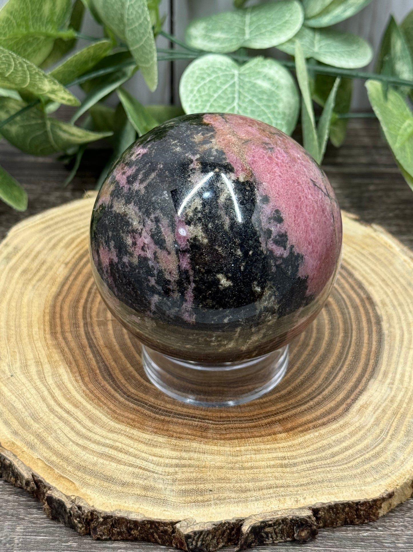 Rhodonite Sphere