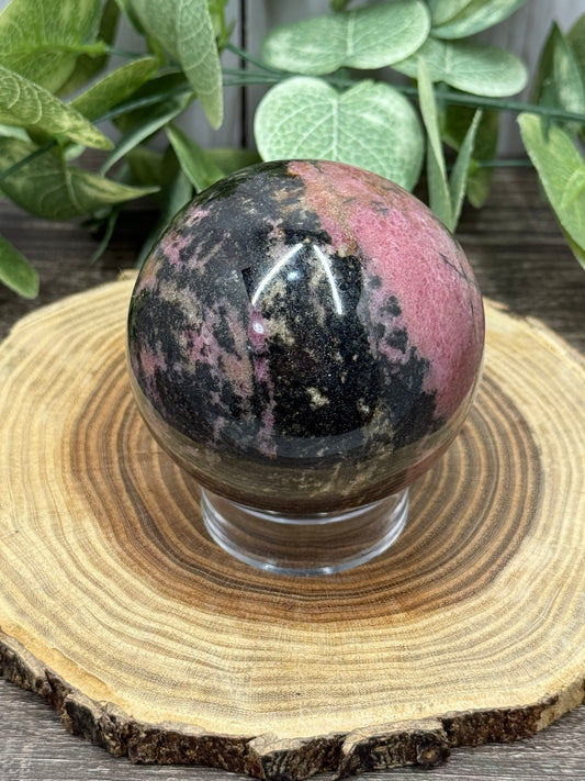 Rhodonite Sphere