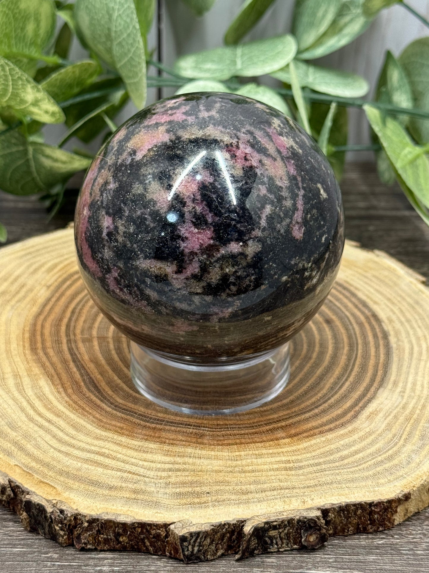 Rhodonite Sphere