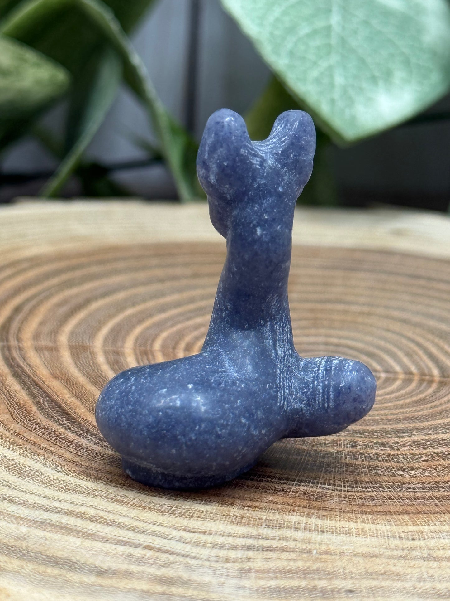 Dratini Pokemon Carving - Blue Aventurine