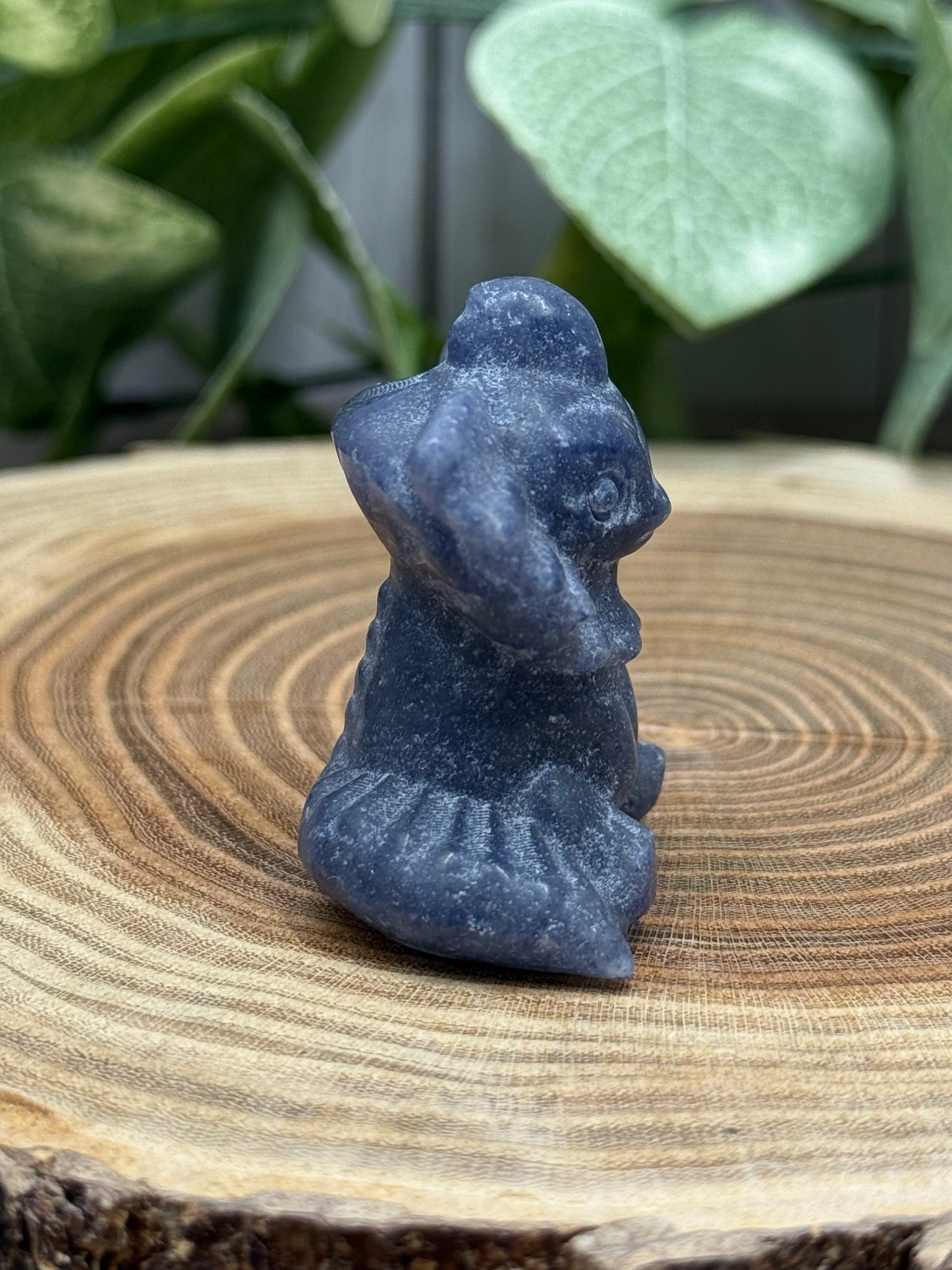 Vaporeon Pokemon Carving - Blue Aventurine