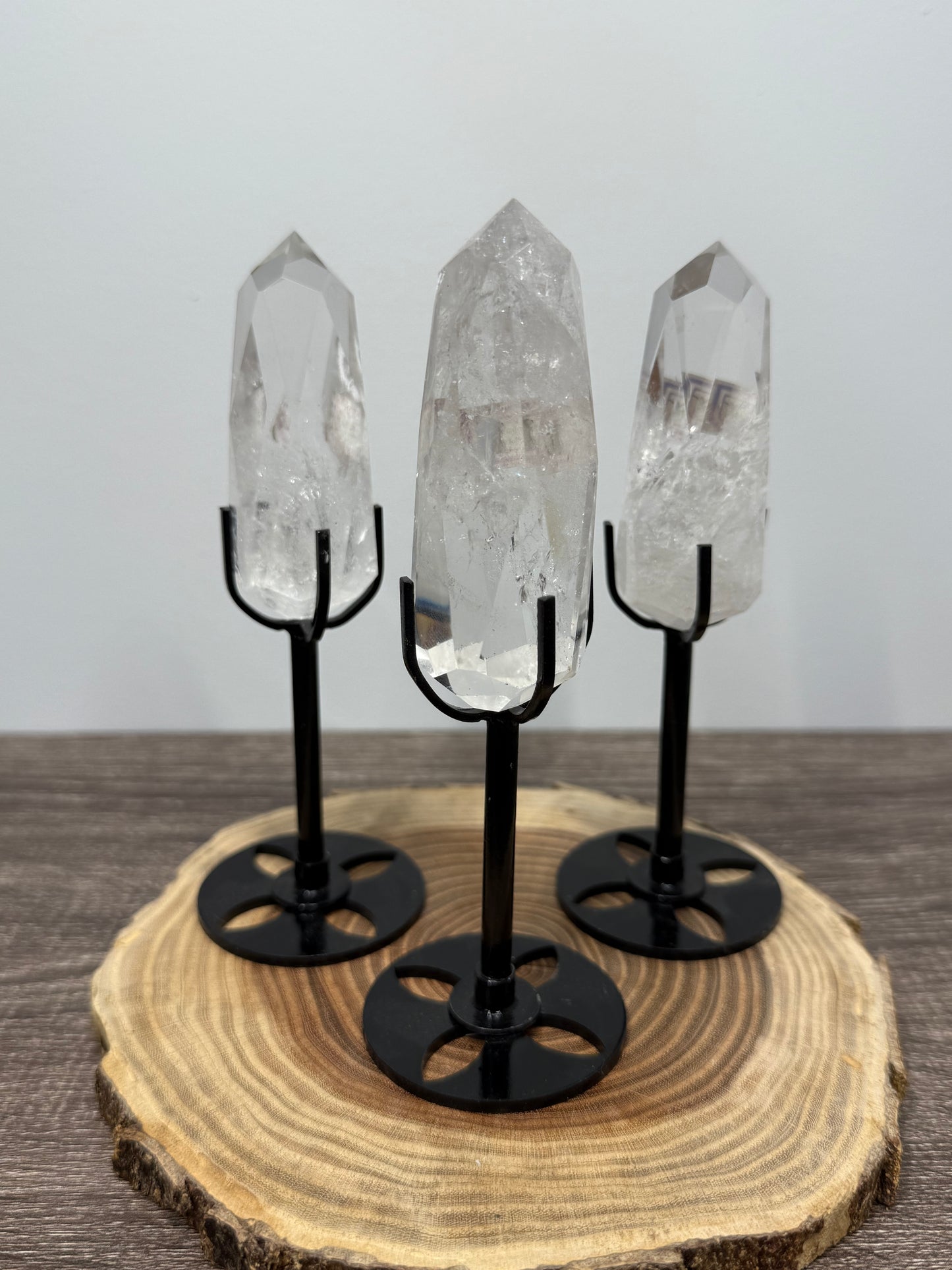 Clear Quartz on a Stand