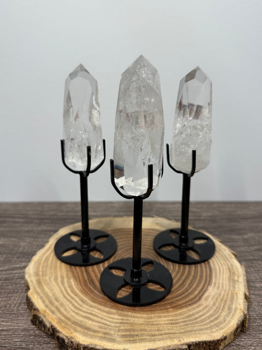 Clear Quartz on a Stand