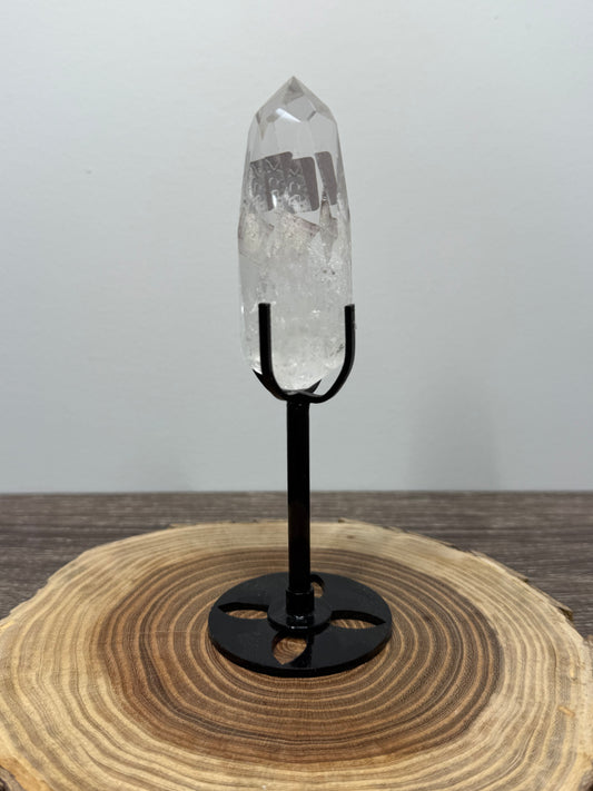 Clear Quartz on a Stand