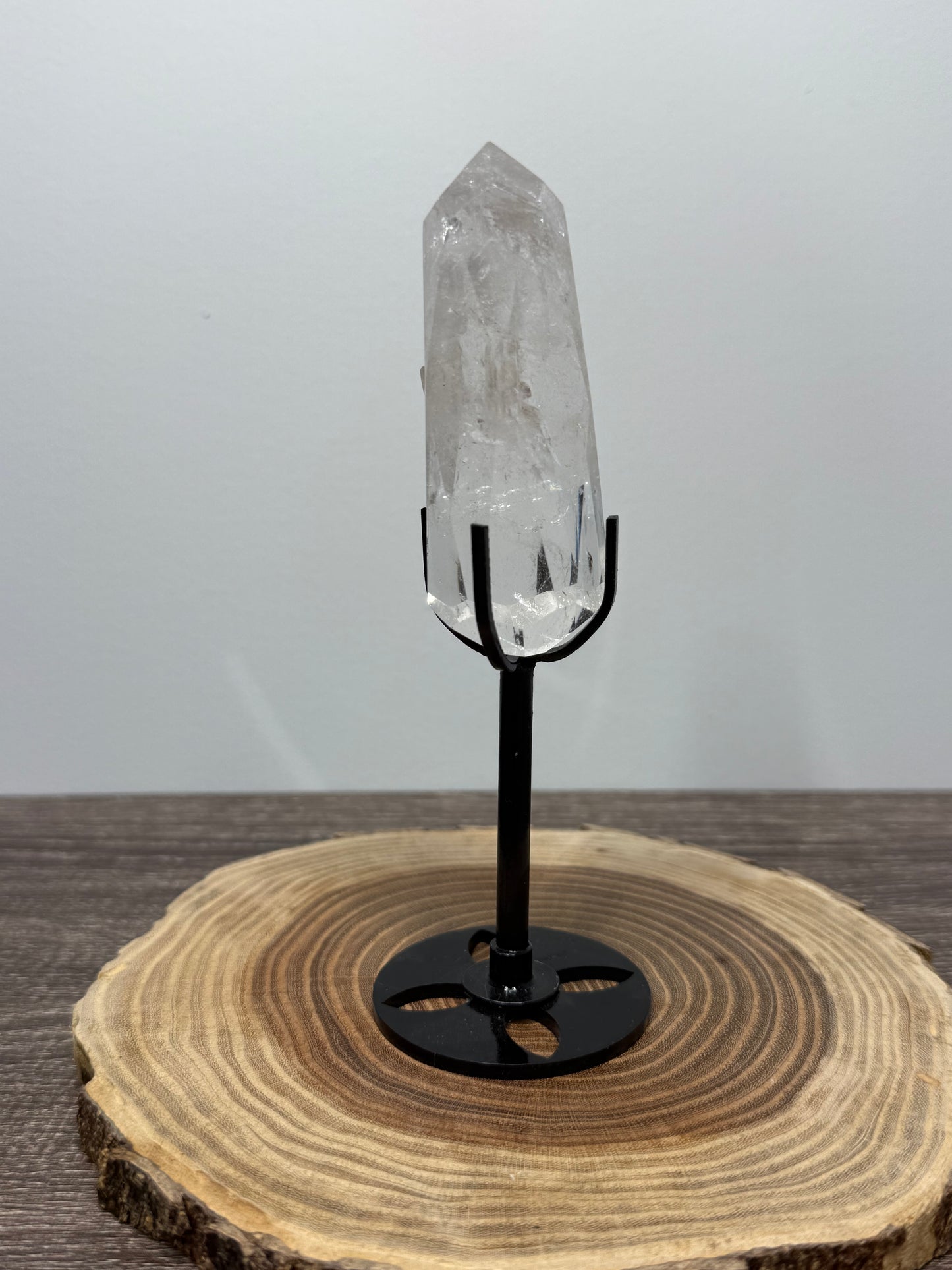 Clear Quartz on a Stand