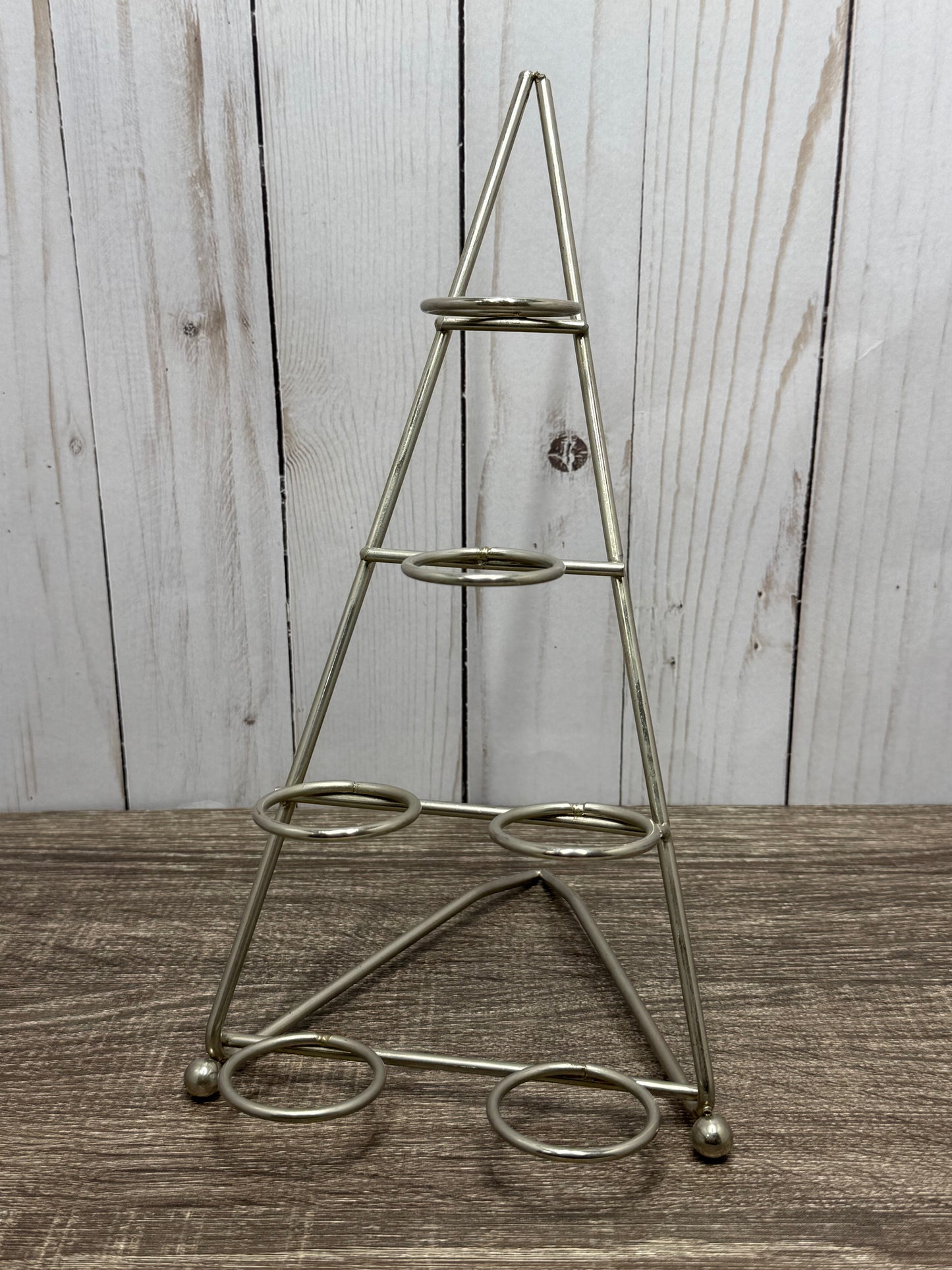 Multi Metal 6 Sphere Silver Tree Style Holder