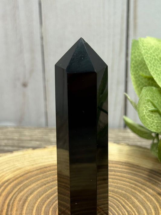 Misfit Black Obsidian Tower - chipped tip 12P