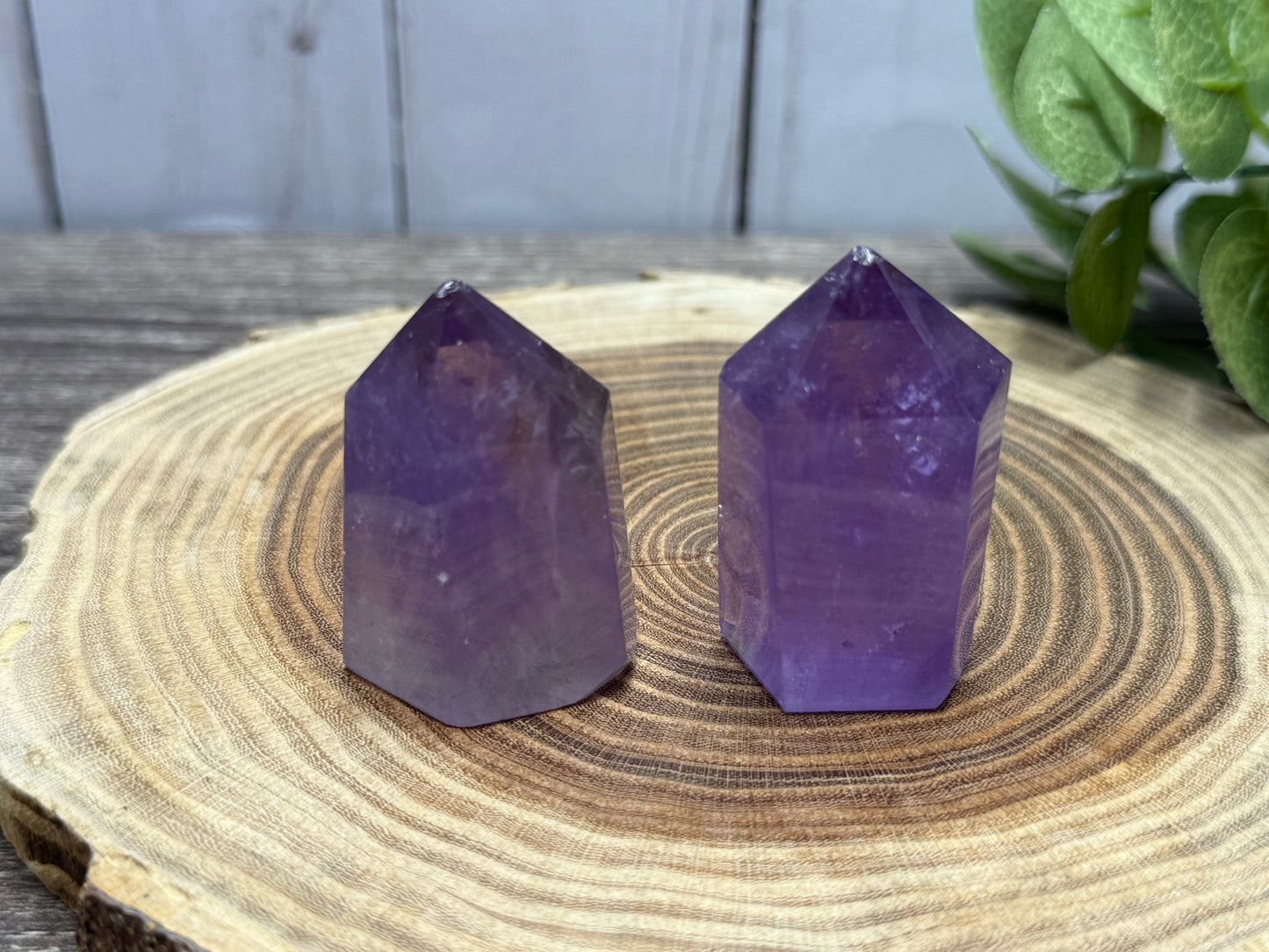 Misfit Small Amethyst Towers - chipped tip