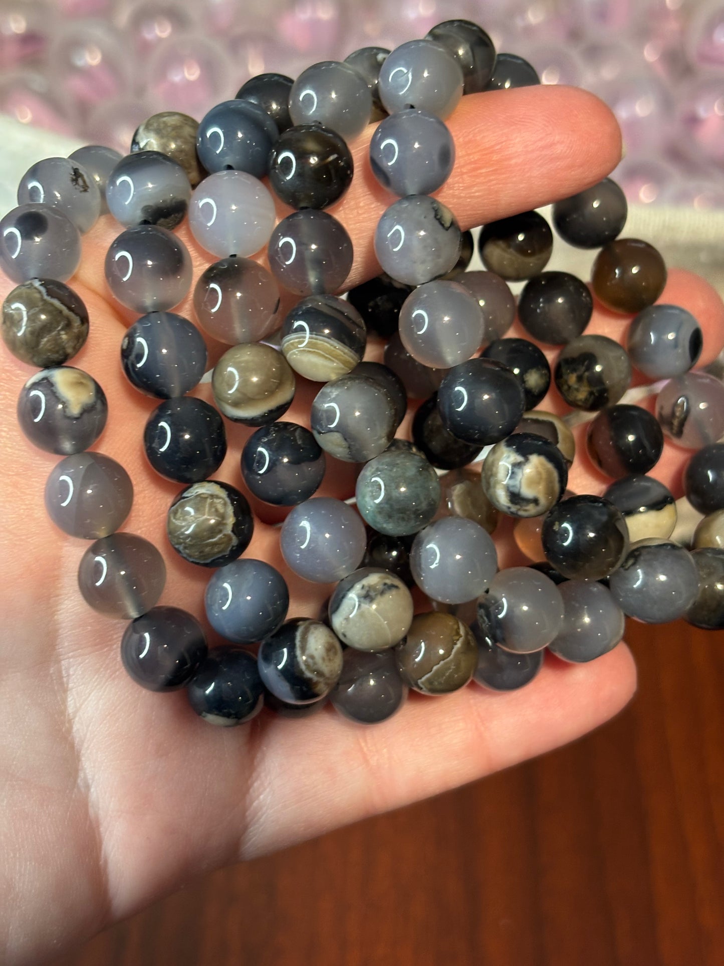 Lava Agate - Bracelet 10 mm