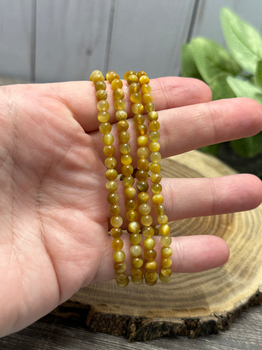 Amber - Bracelet 4 mm