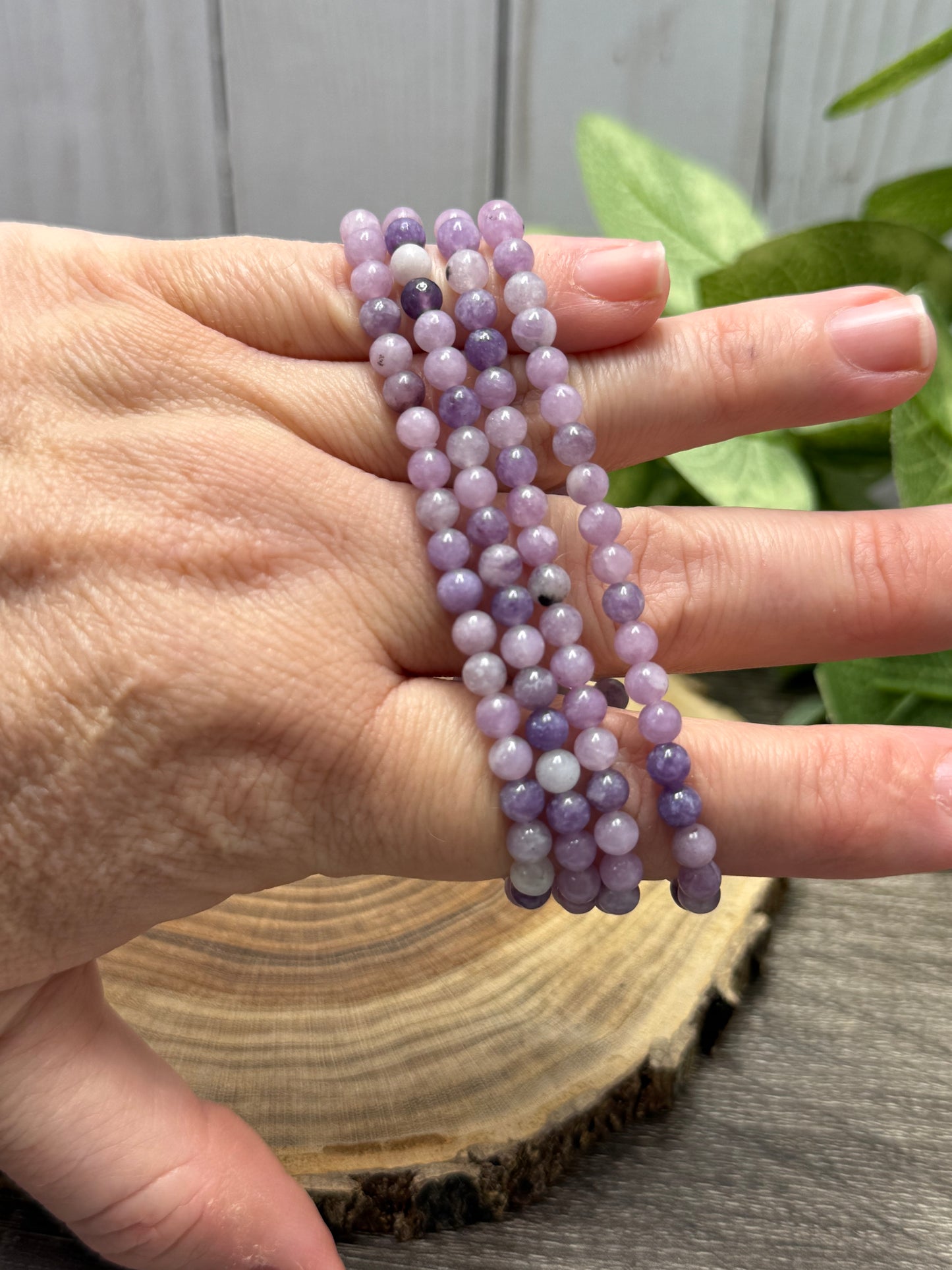 Lepidolite - Bracelet 4 mm