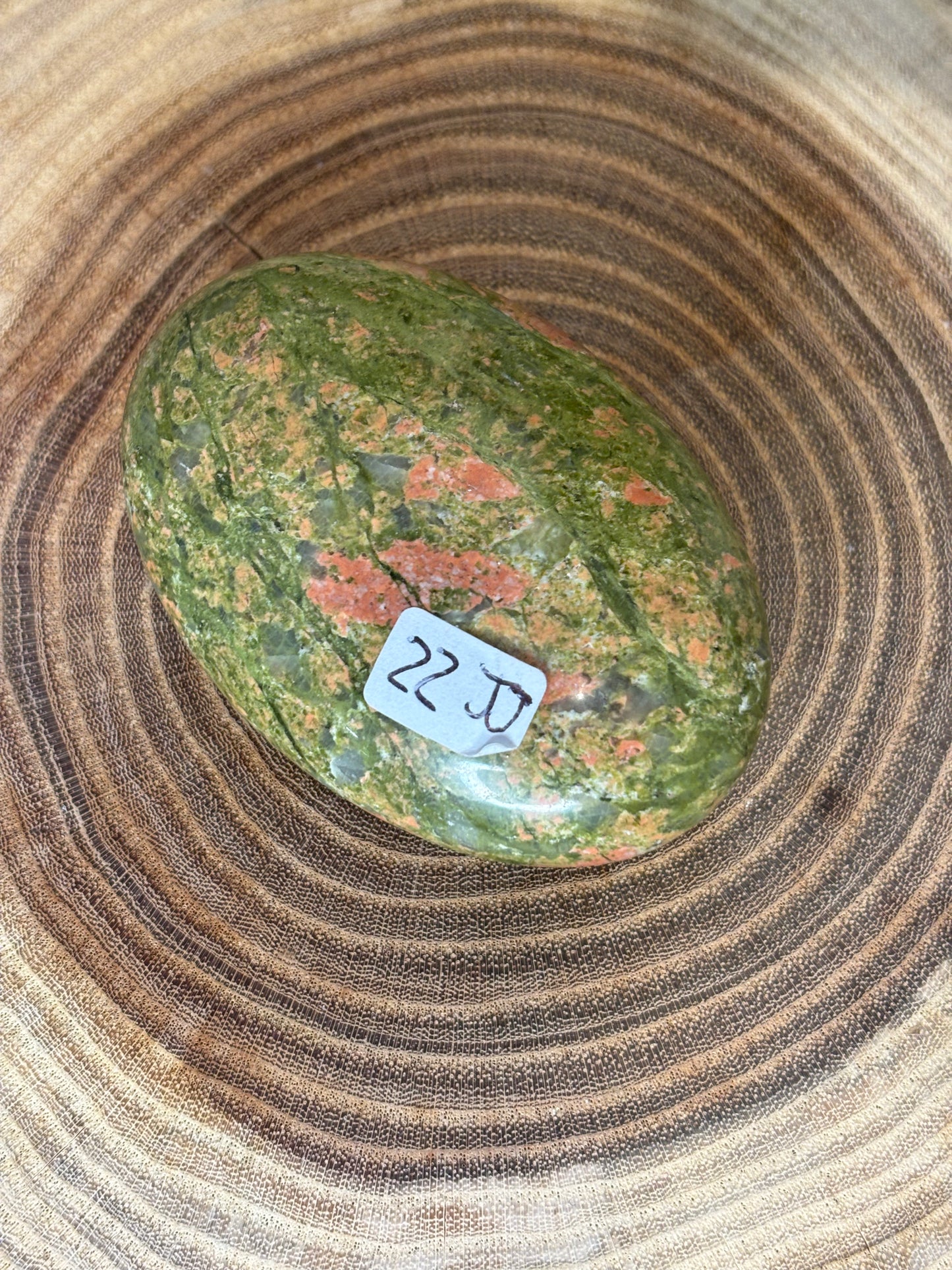 Unakite Palm Stone
