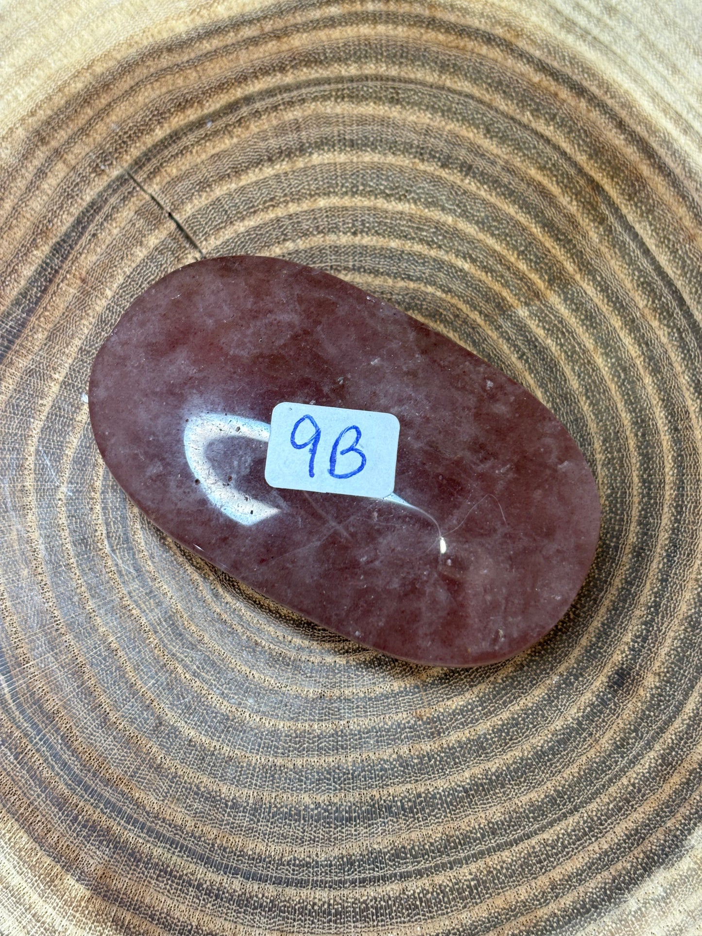 Strawberry Quartz Palm Stone