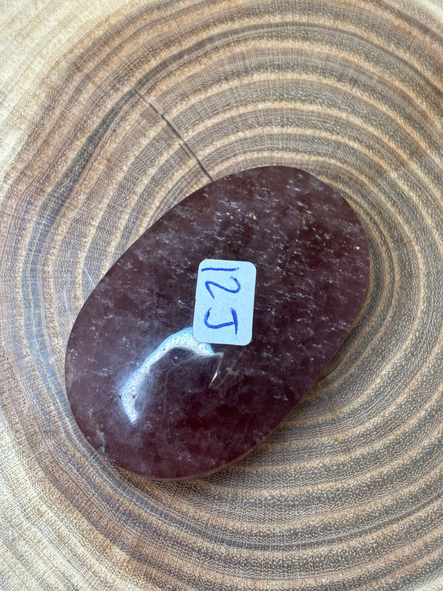 Strawberry Quartz Palm Stone
