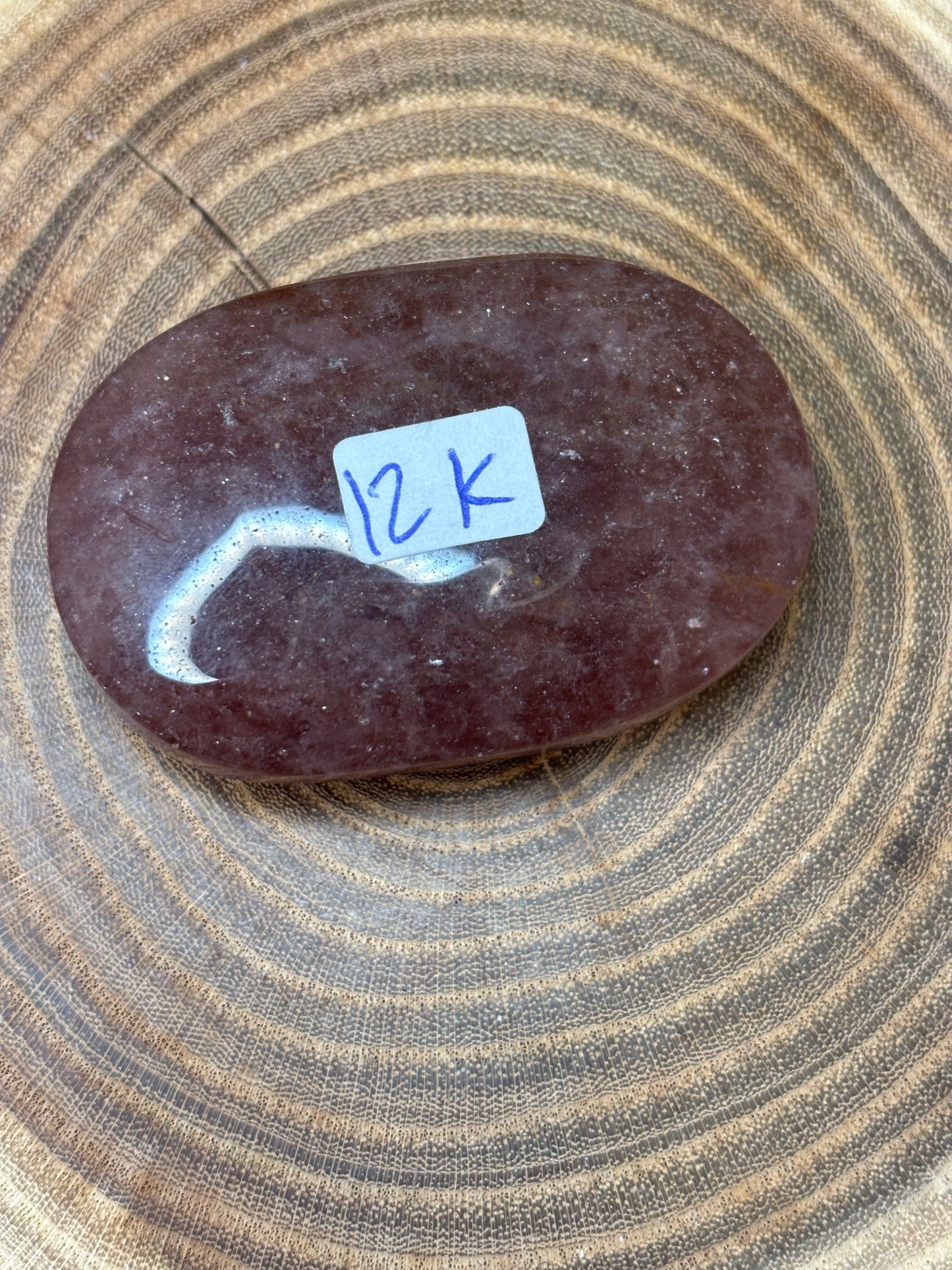 Strawberry Quartz Palm Stone