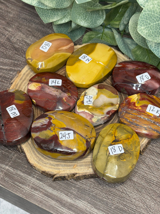 Mookaite Palm Stones