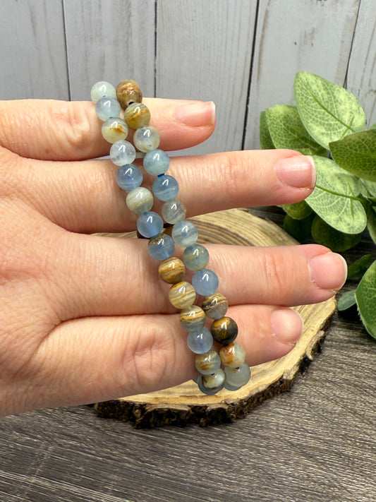 Blue Onyx - Bracelet 6 mm