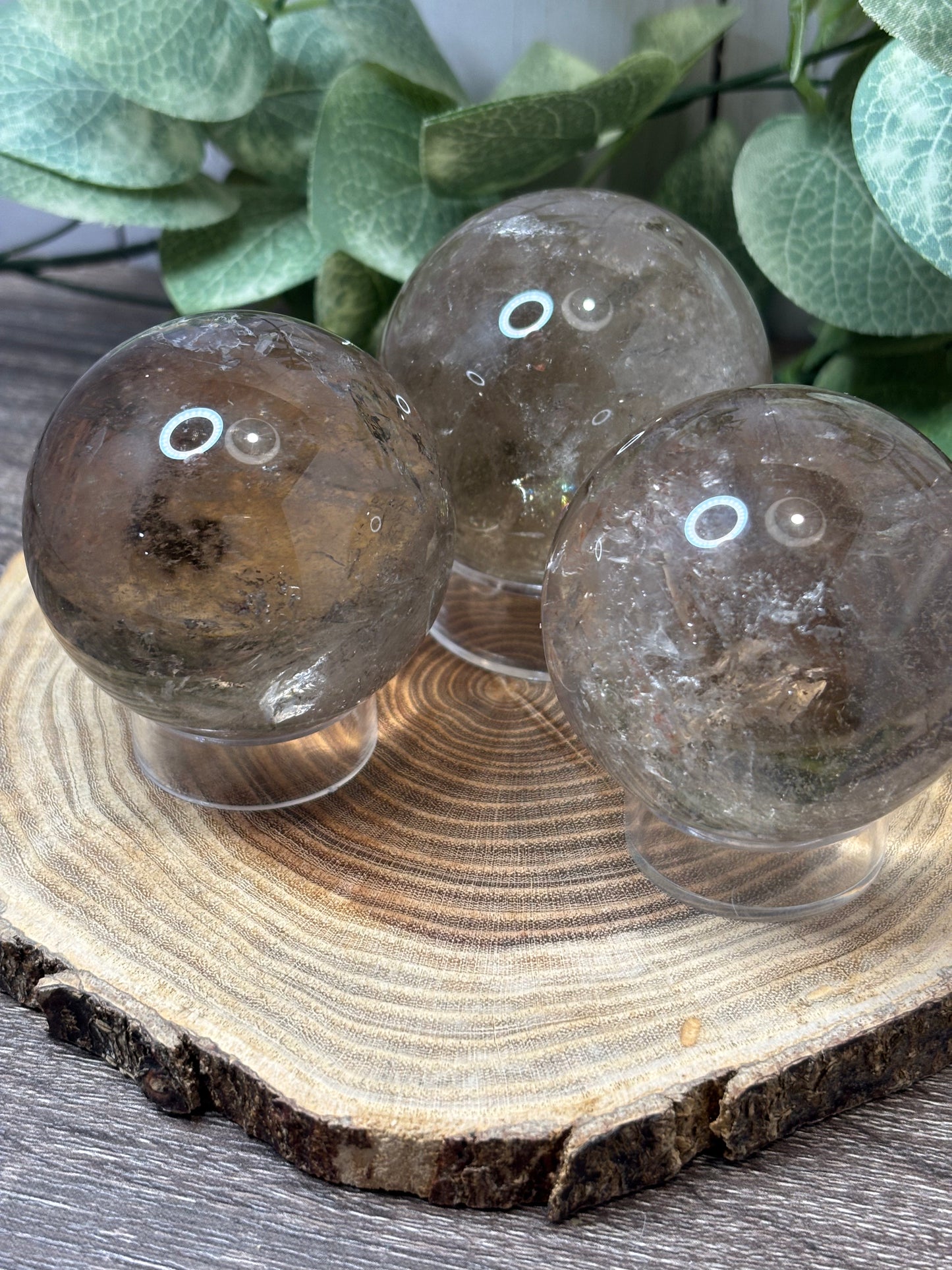 Smokey Quartz Spheres
