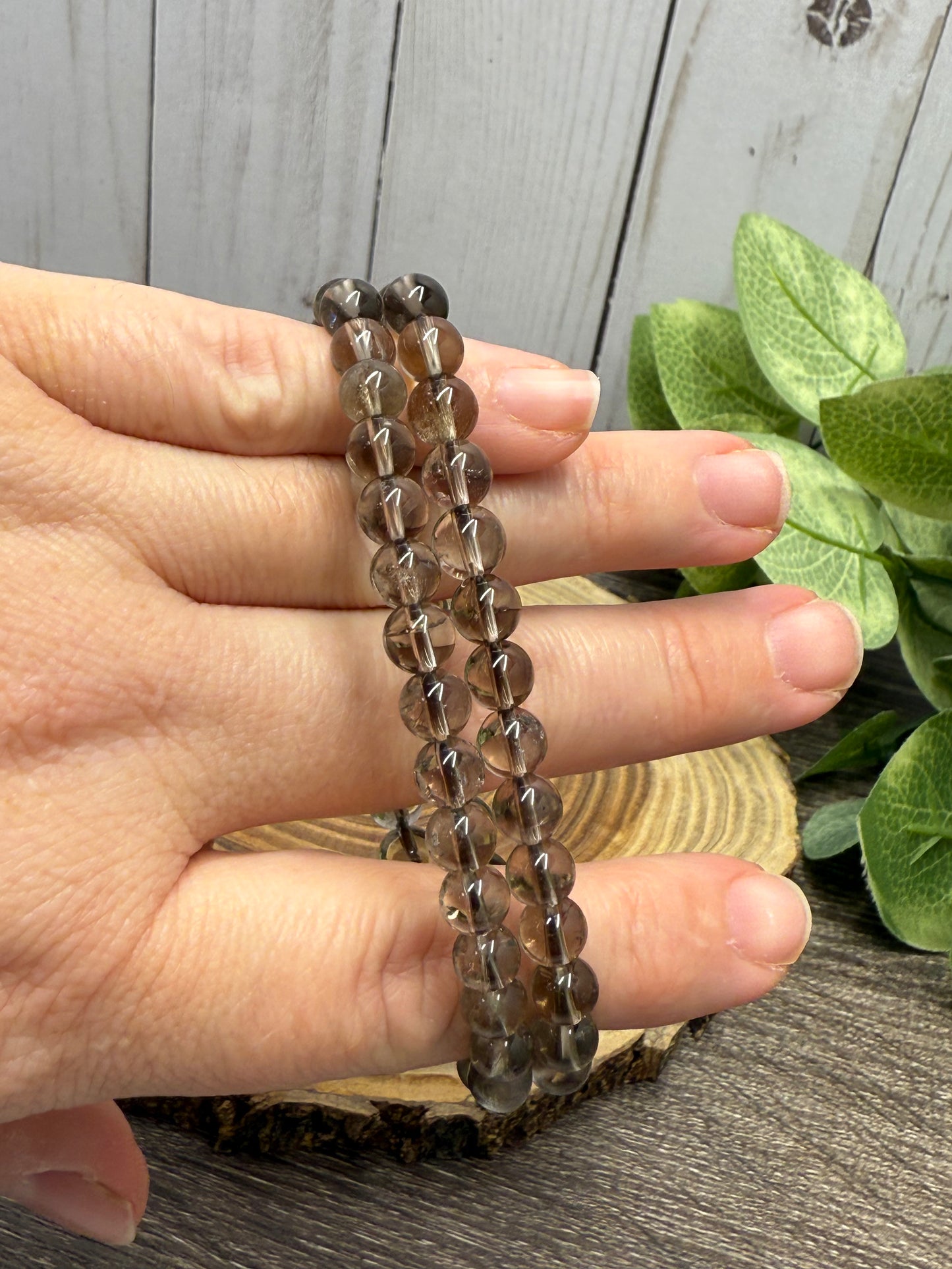 Smokey Quartz - Bracelet 6 mm