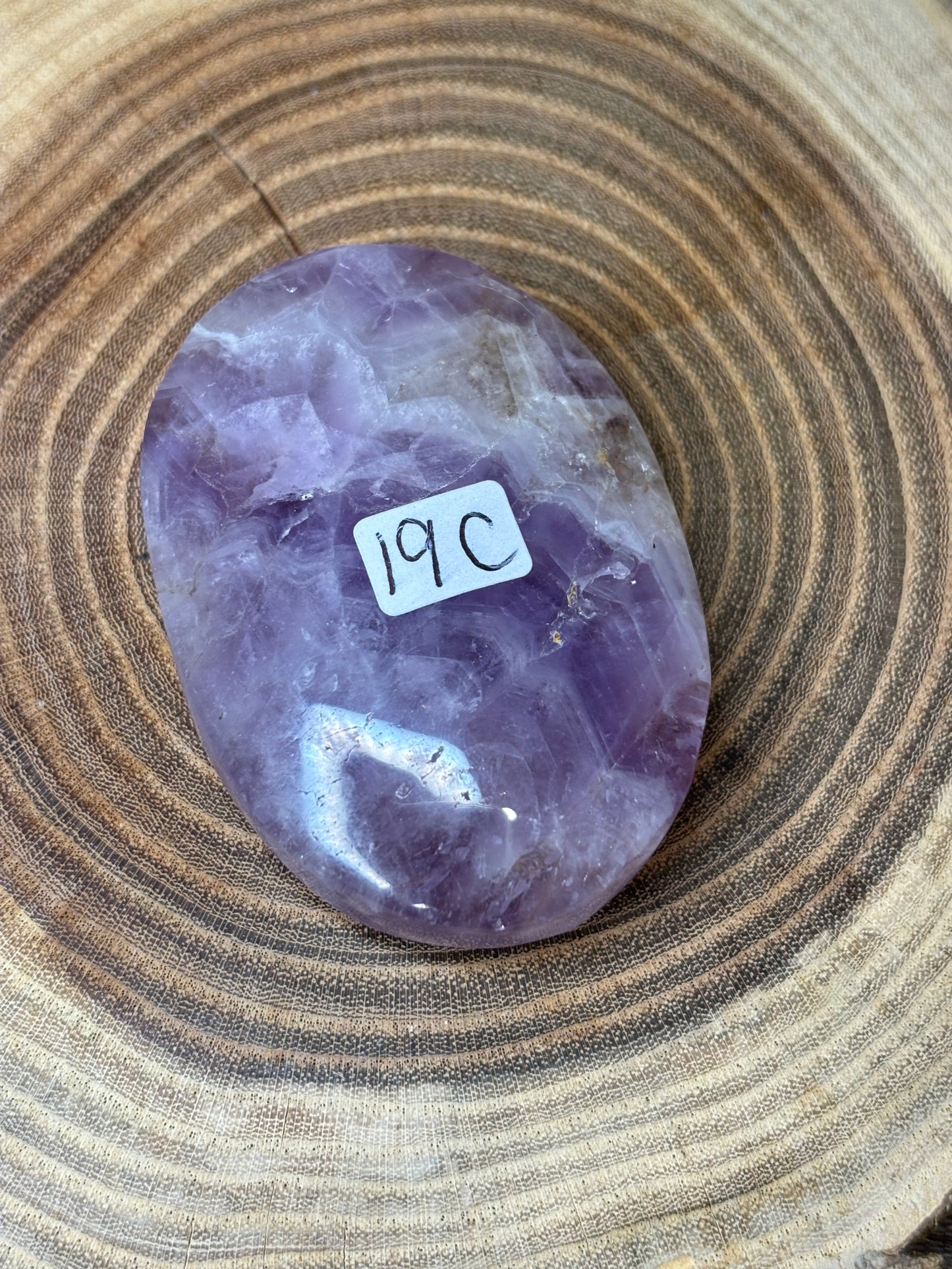 Amethyst and Agate Palm Stones