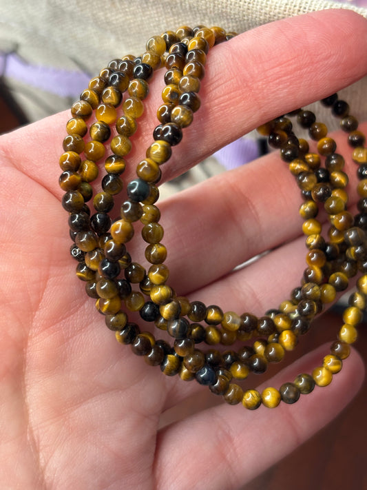 Tigers Eye (yellow) - Bracelet 4 mm
